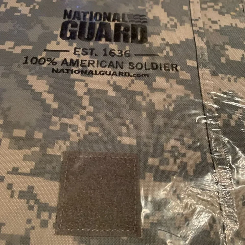 National Guard 100% American Soldier Digital Camouflage Portfolio *New*